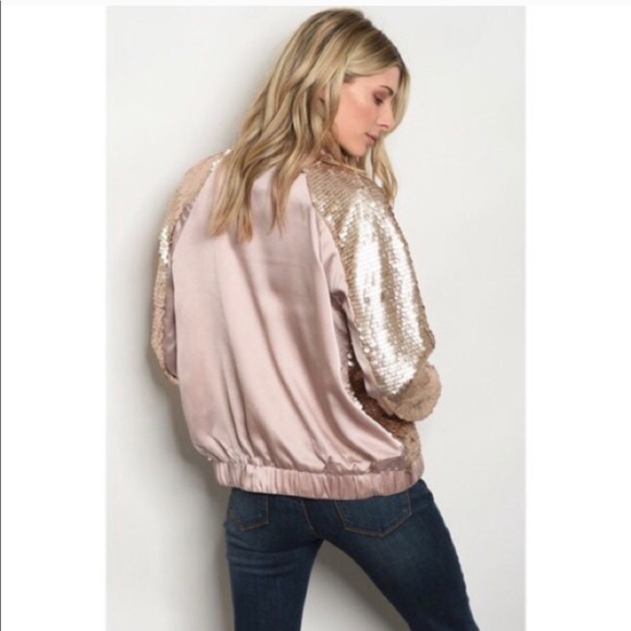 Gold Sequin Jacket - Picture 3 of 3